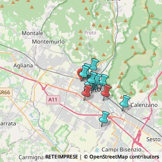 Mappa Via Fabio Filzi, 59100 Prato PO, Italia (2.2125)