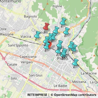 Mappa Via Fabio Filzi, 59100 Prato PO, Italia (1.3575)