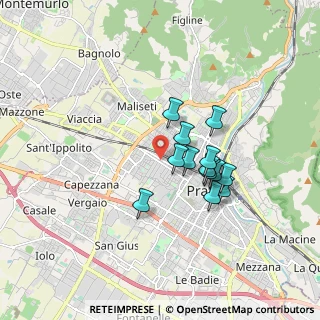Mappa Via Fabio Filzi, 59100 Prato PO, Italia (1.36615)