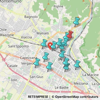 Mappa Via Fabio Filzi, 59100 Prato PO, Italia (1.57933)