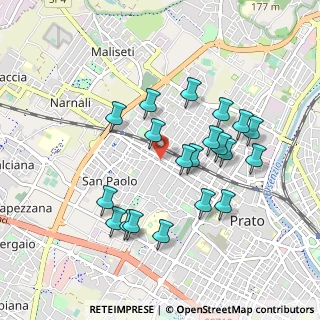 Mappa Via Fabio Filzi, 59100 Prato PO, Italia (0.9075)