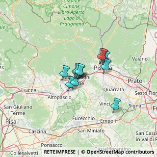 Mappa Via della Querceta, 51016 Montecatini Terme PT, Italia (7.87833)