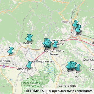 Mappa Via della Querceta, 51016 Montecatini Terme PT, Italia (8.7165)