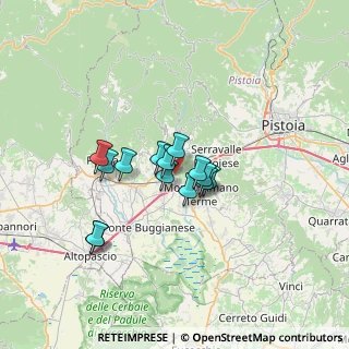 Mappa Via della Querceta, 51016 Montecatini Terme PT, Italia (4.81857)