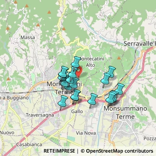 Mappa Via della Querceta, 51016 Montecatini Terme PT, Italia (1.4505)