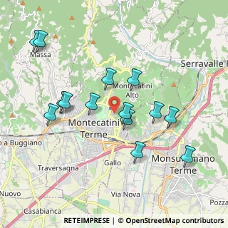 Mappa Via della Querceta, 51016 Montecatini Terme PT, Italia (1.99286)