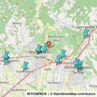 Mappa Via della Querceta, 51016 Montecatini Terme PT, Italia (2.55583)