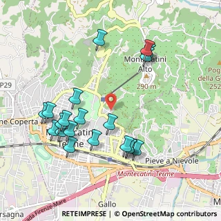 Mappa Via della Querceta, 51016 Montecatini Terme PT, Italia (1.0805)