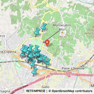 Mappa Via della Querceta, 51016 Montecatini Terme PT, Italia (0.9875)
