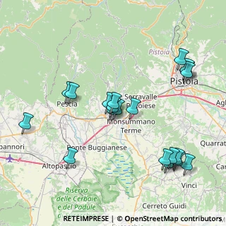 Mappa Via Vasco Peloni, 51016 Montecatini Terme PT, Italia (8.7265)