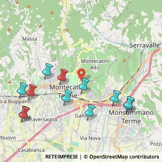 Mappa Via Vasco Peloni, 51016 Montecatini Terme PT, Italia (2.535)