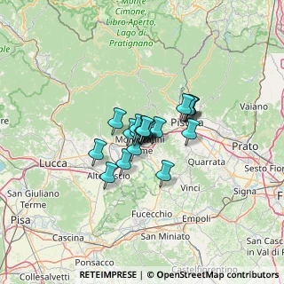Mappa Via Vasco Peloni, 51016 Montecatini Terme PT, Italia (7.16474)