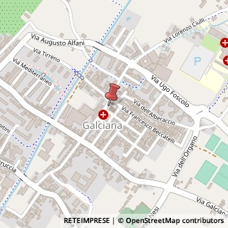 Mappa Piazza della Chiesa, Prato, localit? Galciana, 59100 Prato PO, Italia, 59100 Prato, Prato (Toscana)