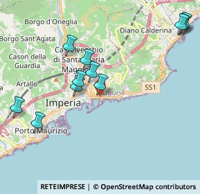 Mappa Via Palestro, 18100 Imperia IM, Italia (2.24455)