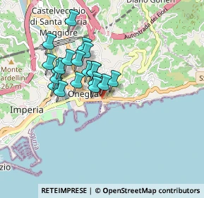 Mappa Via Palestro, 18100 Imperia IM, Italia (0.7265)