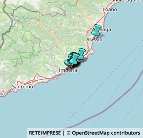 Mappa Spianata Padre Cristino da Oneglia, 18100 Imperia IM, Italia (2.84)