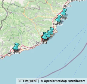 Mappa Via Palestro, 18100 Imperia IM, Italia (12.08818)