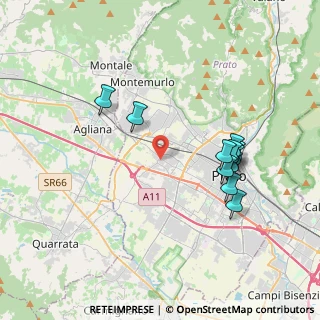 Mappa Via Aldo Capitini, 59100 Prato PO, Italia (3.79545)