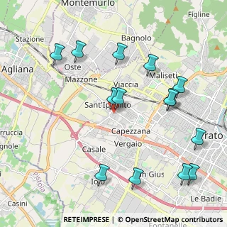 Mappa Via Aldo Capitini, 59100 Prato PO, Italia (2.39714)