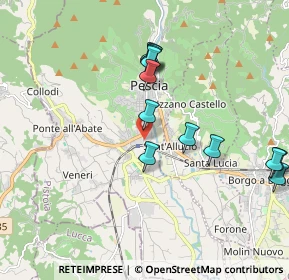 Mappa Viale Guglielmo Marconi, 51017 Pescia PT, Italia (1.97583)