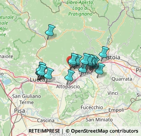 Mappa Viale Guglielmo Marconi, 51017 Pescia PT, Italia (9.9255)