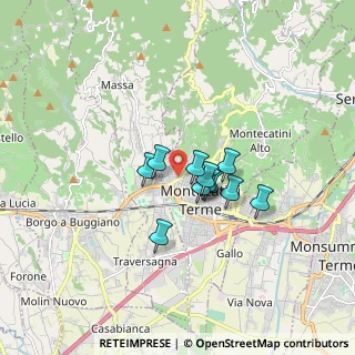 Mappa Largo Cacciatori delle Alpi, 51016 Montecatini Terme PT, Italia (1.09909)