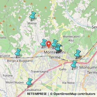 Mappa Largo Cacciatori delle Alpi, 51016 Montecatini Terme PT, Italia (1.98182)