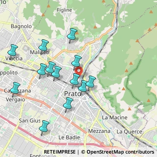 Mappa Pista Ciclabile Gino Bartali, 59100 Prato PO, Italia (2.05)