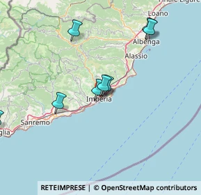 Mappa Via G. de Marchi, 18100 Imperia IM, Italia (30.86917)