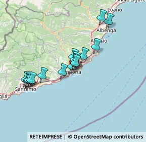 Mappa Via G. de Marchi, 18100 Imperia IM, Italia (12.49625)