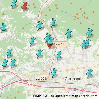 Mappa 55100 San Quirico di Moriano LU, Italia (5.55368)