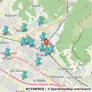Mappa Via Giuseppe Ferrari, 59100 Prato PO, Italia (2.14231)