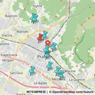 Mappa Via Giuseppe Ferrari, 59100 Prato PO, Italia (1.87273)