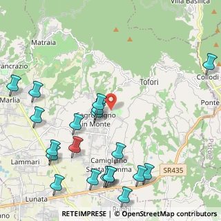 Mappa Via Sant'Andrea, 55012 Capannori LU, Italia (2.827)