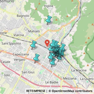 Mappa Via Bruno Cialdini, 59100 Prato PO, Italia (1.277)