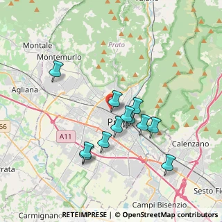 Mappa Via Bruno Cialdini, 59100 Prato PO, Italia (3.29417)