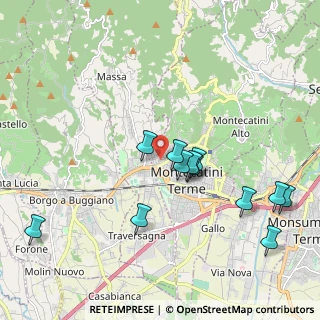 Mappa Via Rossini Gioacchino, 51016 Montecatini Terme PT, Italia (2.07833)