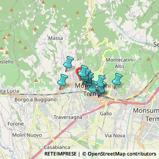 Mappa Via Rossini Gioacchino, 51016 Montecatini Terme PT, Italia (0.94583)