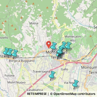 Mappa Via Gioacchino Rossini, 51016 Montecatini Terme PT, Italia (2.2275)
