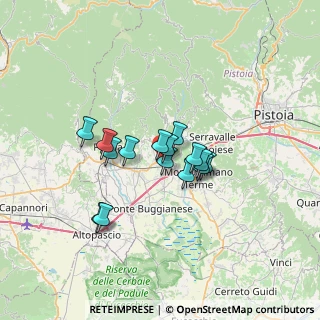 Mappa Via Gioacchino Rossini, 51016 Montecatini Terme PT, Italia (4.88333)