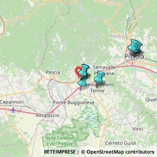 Mappa Via Rossini Gioacchino, 51016 Montecatini Terme PT, Italia (7.24273)