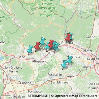 Mappa Via Rossini Gioacchino, 51016 Montecatini Terme PT, Italia (9.64769)