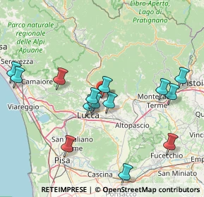 Mappa 55012 Marlia LU, Italia (16.78929)