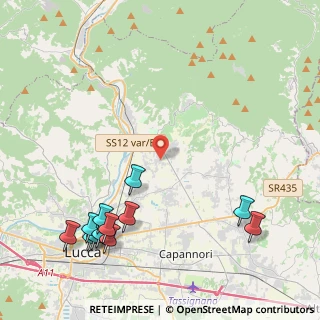 Mappa 55012 Marlia LU, Italia (5.74333)