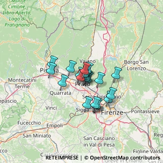Mappa Via Ernesto Rossi, 59100 Prato PO, Italia (8.4575)