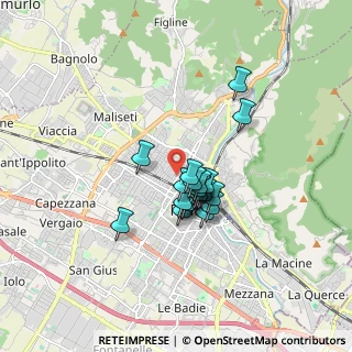 Mappa Via Ernesto Rossi, 59100 Prato PO, Italia (1.175)