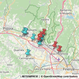 Mappa Via Ernesto Rossi, 59100 Prato PO, Italia (5.08417)
