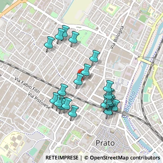 Mappa Via Ernesto Rossi, 59100 Prato PO, Italia (0.467)
