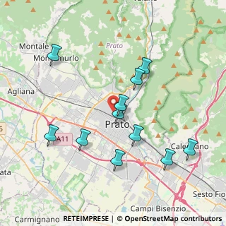Mappa Via Ernesto Rossi, 59100 Prato PO, Italia (3.95818)