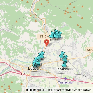 Mappa Via delle Ville, 55100 Lucca LU, Italia (3.666)